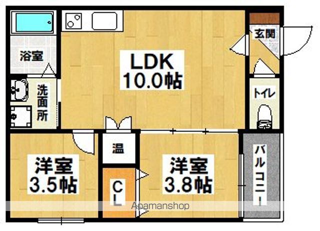 I MAISON RHODONの間取り写真