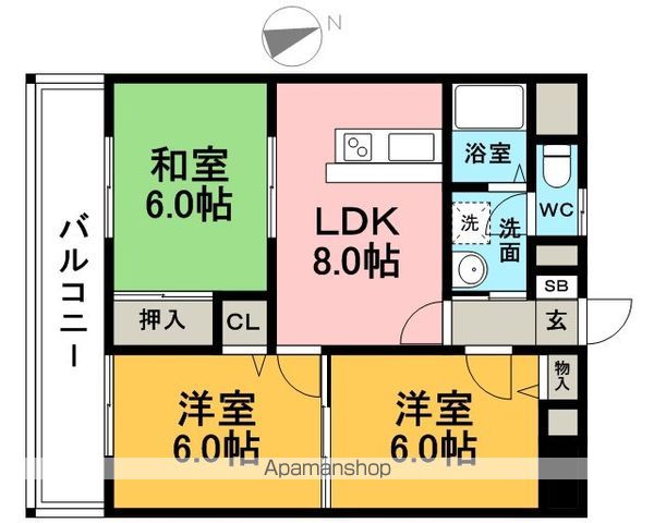 プレジデント箱崎の間取り