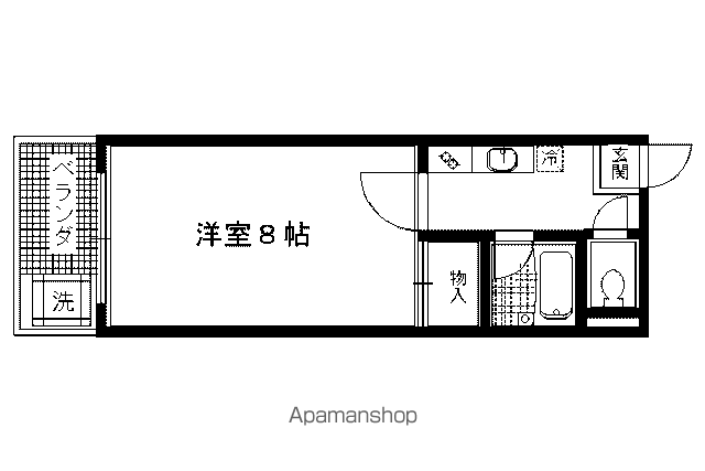 コスモハイツ河原町の間取り写真
