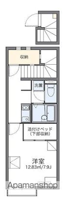 レオネクスト翼Ⅱ[1K/27.7m2]の間取図