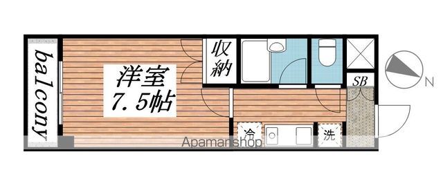 リリーパレスナルシマIIIの間取り写真