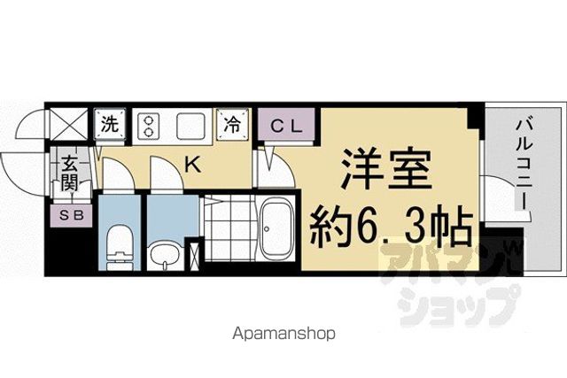 エスリード京都吉祥院ヴィーナの間取り写真