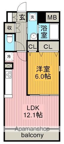 ディアコートKIIの間取り写真