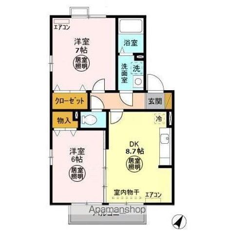 パークヒルの間取り写真