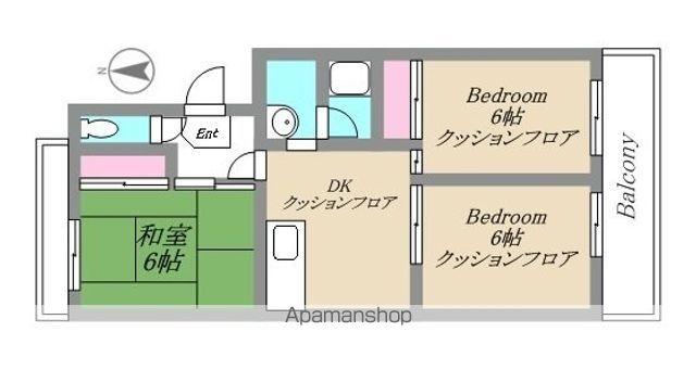 エステート松風台の間取り写真