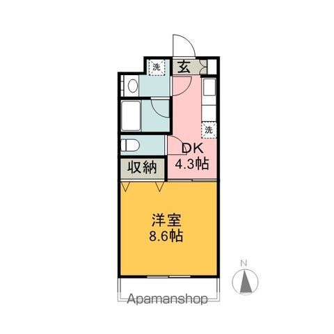 グレイス森井の間取り写真