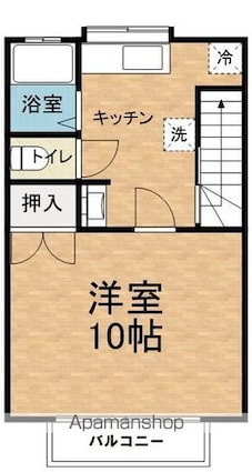 ＣＡＳＡマサキＧ[1K/35m2]の間取図