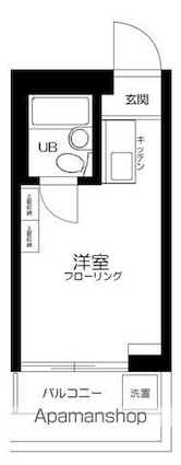 メゾン・ド・セルモン[1R/12.25m2]の間取図