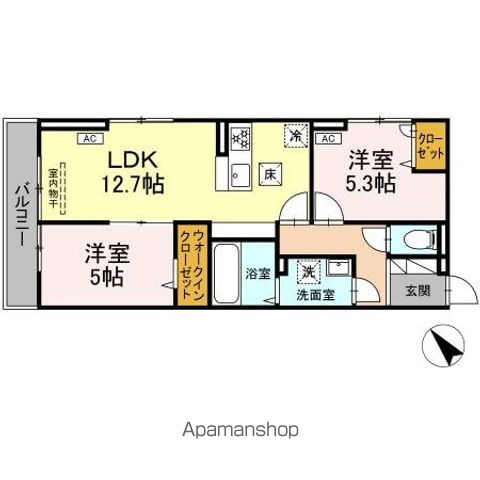 ビエント新横浜の間取り