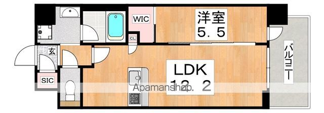 スプランディッド天王寺SOUTHの間取り写真