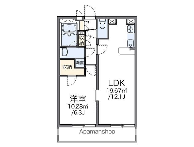 レオパレス堤方IIの間取り写真