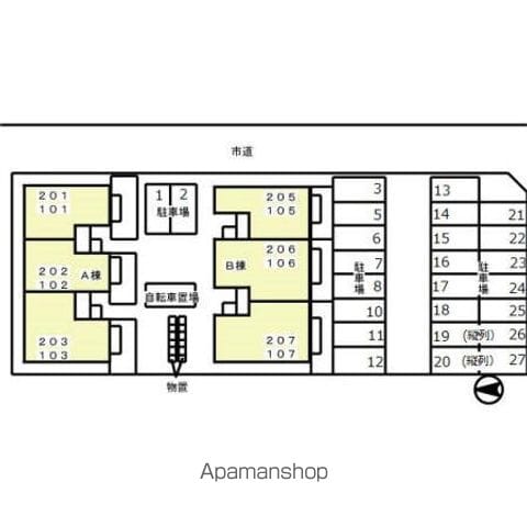 ＷＩＬＬ　ＥＸＣＥＬ　Ａ 201 ｜ 岐阜県岐阜市粟野西３丁目14-1（賃貸アパート1LDK・2階・45.38㎡） その17