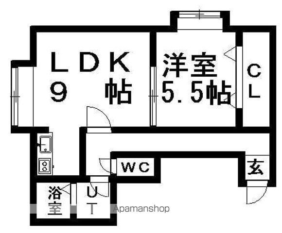 FOREST栄通Aの間取り写真