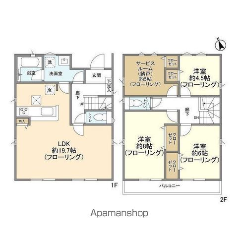 【ＫＯＬＥＴ府中矢崎町０４の間取り】