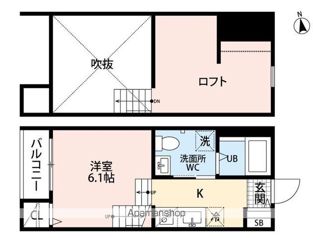 ゴールドパレス箱崎駅前の間取り写真