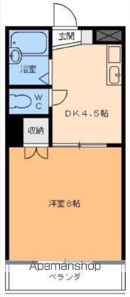 レジデンス大森ＰＡＲＴⅡ[1DK/24m2]の間取図