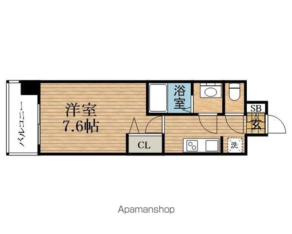 プレサンス松屋町駅前デュオの間取り写真