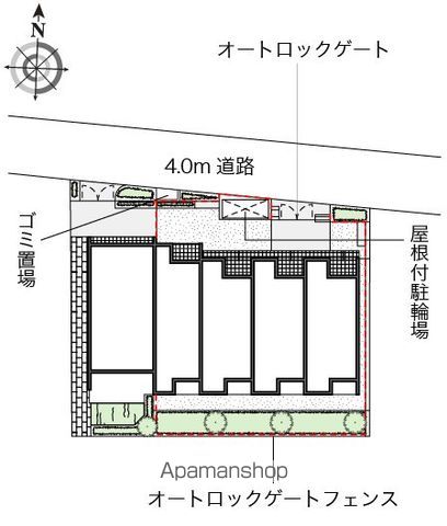 レオネクストスリィ 204 ｜ 東京都中野区丸山１丁目6-7（賃貸アパート1LDK・2階・55.57㎡） その20