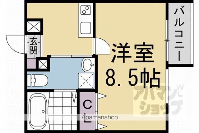 THE CITY RESIDENCE 京都西大路の間取り写真