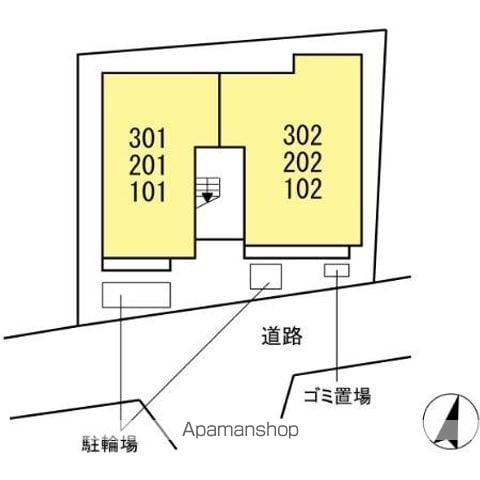 ファンウェーブ湘南茅ヶ崎 201 ｜ 神奈川県茅ヶ崎市東海岸北２丁目5-25（賃貸アパート2LDK・2階・47.16㎡） その18