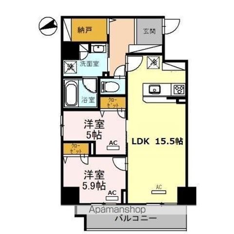PADMA烏丸御池の間取り写真