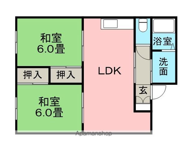 東山ビレッジの間取り