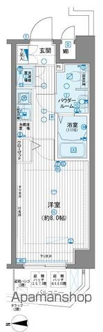 メインステージ田端参番館の間取り