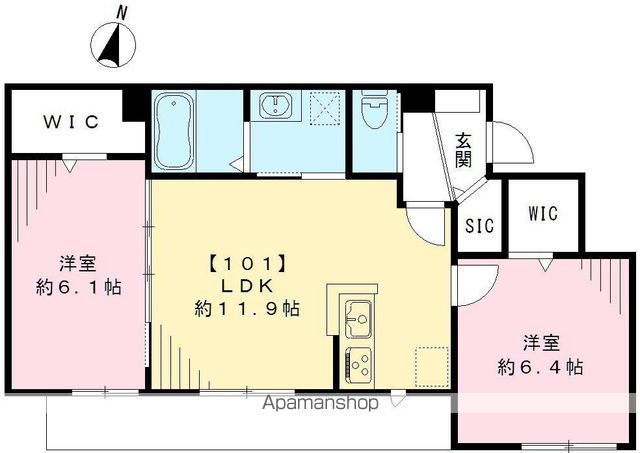 スピガ・エムの間取り