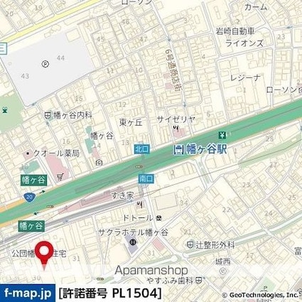 東京都渋谷区幡ヶ谷１丁目[1LDK/40.95m2]の周辺