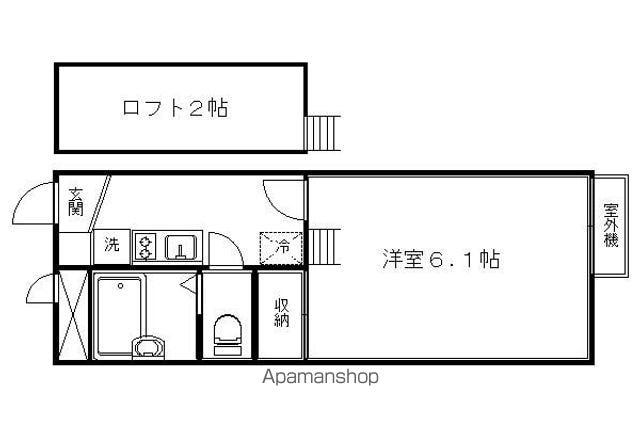 レオパレス御所西の間取り写真