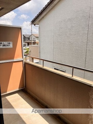 アスパイア[1K/30.78m2]のバルコニー