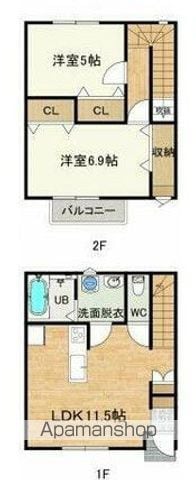 ファミールS横河原の間取り写真