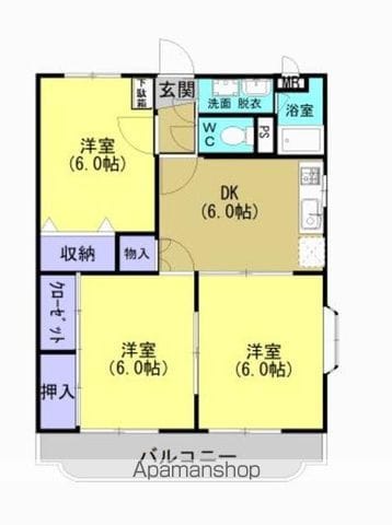 IHビルIIの間取り写真