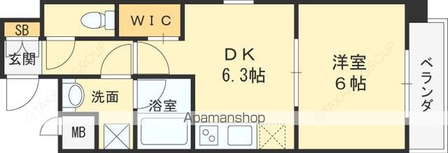 CAVANA梅田北の間取り写真