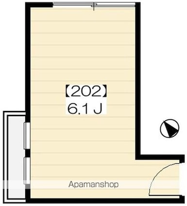 シェアラ二子玉川[1R/10.14m2]の間取図