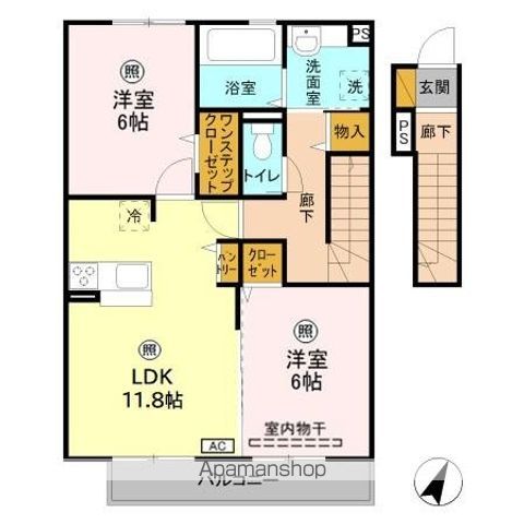 シェーングラース Cの間取り写真