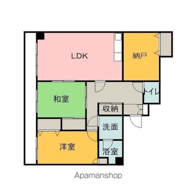 グランドールアサヒ（旧グランドールＭ＆Ｍ）[2SLDK/85m2]の間取図