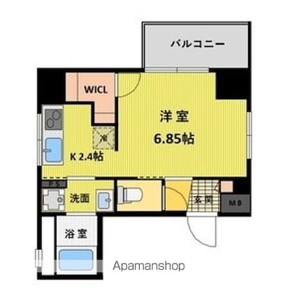 Ｃａｓａ　Ａｖｅｎｕｅ　Ｉｋｅｓｈｉｔａ[1R/26.26m2]の間取図