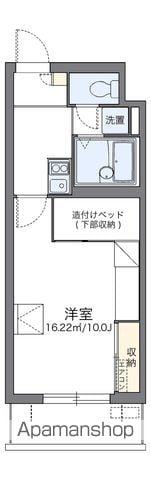 レオパレスパルコートＤの間取り