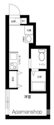 東京都武蔵野市吉祥寺本町３丁目[1R/16.36m2]の間取図