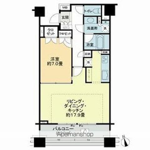 麻布市兵衛町ホームズの間取り写真