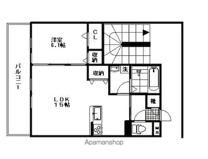 Ｈｉｇｈ　Ａｃｅ　桜坂[1LDK/50.36m2]の間取図