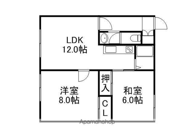 北山荘の間取り写真