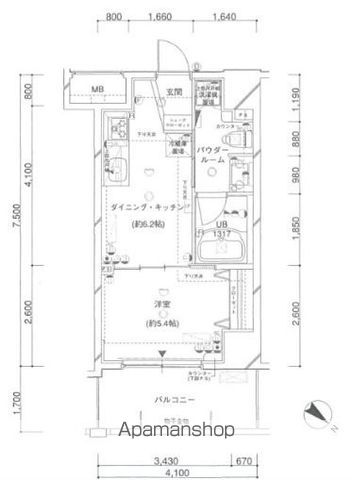 ライフレビュー横濱関内パークフロントの間取り