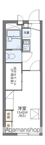 レオパレス大和田の間取り