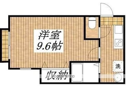 Ａｃｏｒｎ＆Ｓｕｎｆｌｏｗｅｒ[1K/27.17m2]の間取図