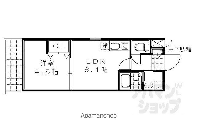 RESIDENCE二条洛中庵の間取り写真