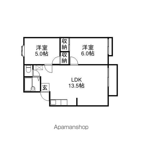 佐藤コーポの間取り写真