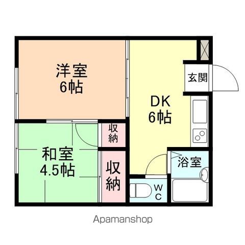レヴール綾田A棟の間取り写真
