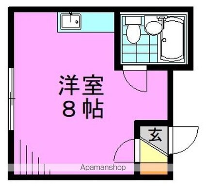 東京都杉並区高円寺南１丁目[1R/19.01m2]の間取図